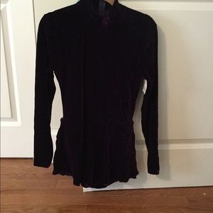 Dark Purple Figure skating dress